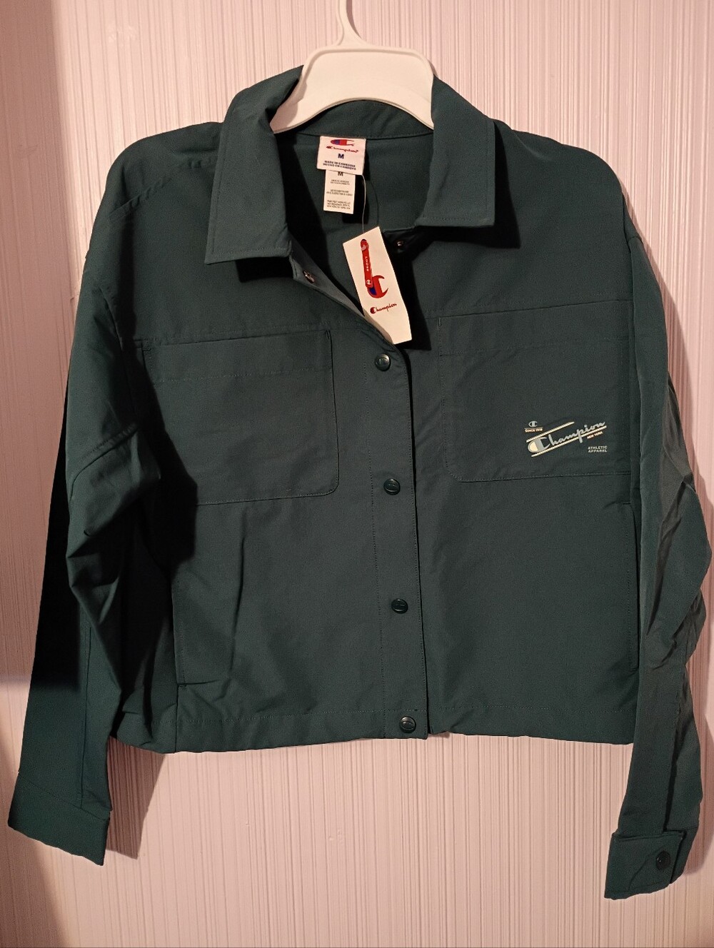 New! Champion Women's Snap Front Top Jacket Size Medium